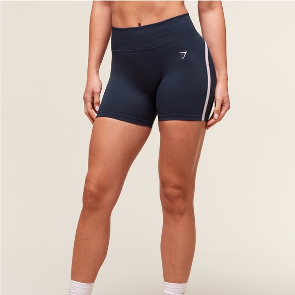 Gymshark Dark Blue Athletic Shorts - Picture 1 of 4